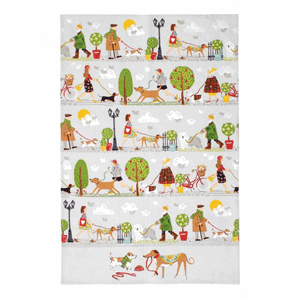 Ulster Weavers Cotton Tea Towel - Walkies Image