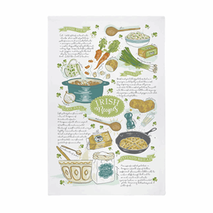 Ulster Weavers Cotton Tea Towel - Irish Recipes Image