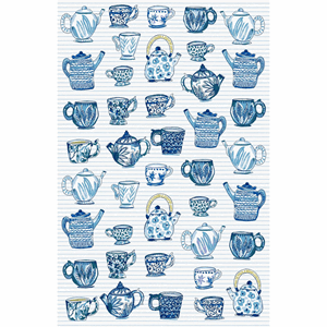 Ulster Weavers Cotton Tea Towel - Tea Cups Image