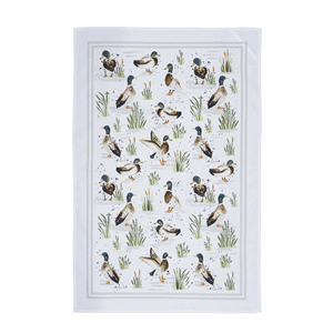 Ulster Weavers Cotton Tea Towel - Farmhouse Ducks Image