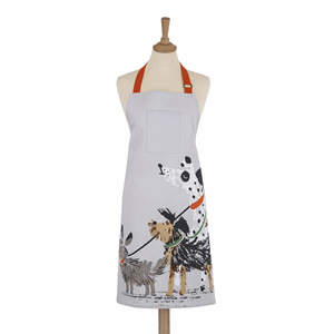 Ulster Weavers Dog Days Apron - Cotton One Size in Grey Image