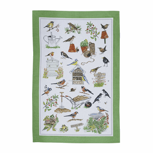 Ulster Weavers Garden Birds Cotton Tea Towel Image