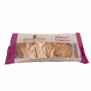 Grandma Wild's Rhubarb Crumble Cookies  5 Pack 250g Image