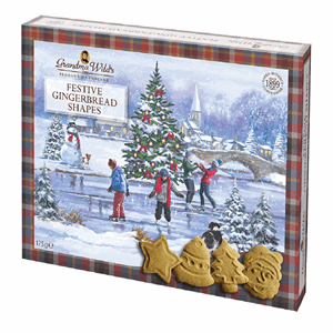 Grandma Wild's Gingerbread Festive Shapes Gift Box 175g Image