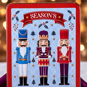 Grandma Wild's Embossed Nutcracker Tin 300g Image