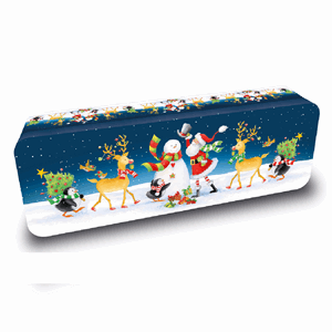 Grandma Wild's Embossed Santa's Starry Night Tin 150g Image