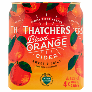 Thatchers Blood Orange Cider Cans 4 x 440ml Image