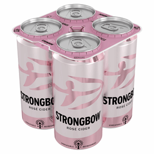 Strongbow Rosé Cider Can 4x440ml Image