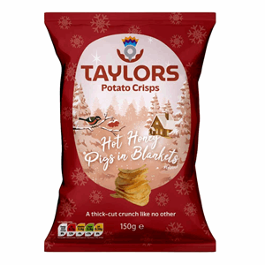 Taylor's Hot Honey Pigs In Blankets Potato Crisps 150g Image