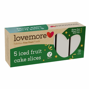 Lovemore 5 Iced Fruit Cake Slices Image