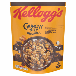 Kellogg's Crunchy Nut Chocolate & Hazelnut Breakfast Granola 380g Image