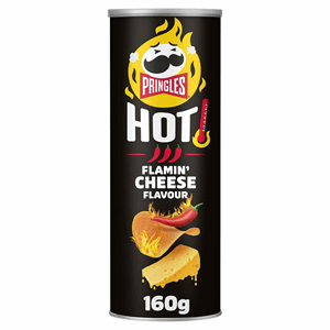 Pringles Hot Flamin Cheese 160g Image