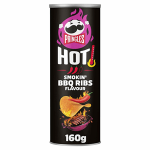 Pringles Hot Smokin Bbq Ribs 160g Image