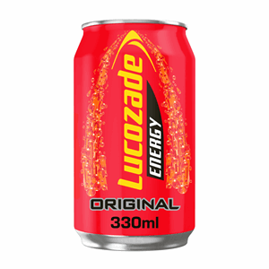 Lucozade Energy Drink Original Can 330ml Image