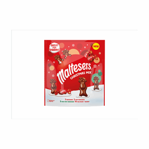 Maltesers Christmas Mix, Mint Chocolate & Milk Chocolate Selection Pouch 240g Image