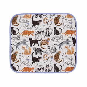 Ulster Weavers Feline Friends Dish Drying Mat Image