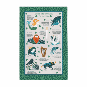 Ulster Weavers Myths & Legends Cotton Tea Towel Image