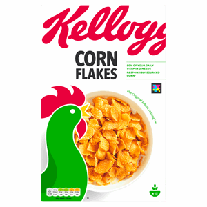 Kellogg's Corn Flakes Breakfast Cereal 450g Image