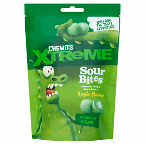 Chewits Xtreme Sour Apple Bites 115g Image