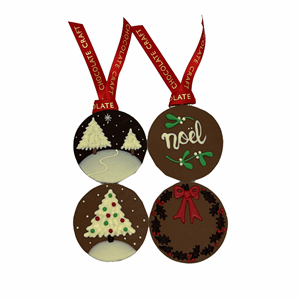 Chocolate Craft Festive Friends Chocolate Tree Decorations 30g Image