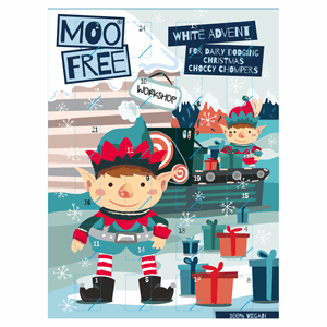 Moo Free Gluten & Dairy Free White Chocolate Advent Calendar 70g Image