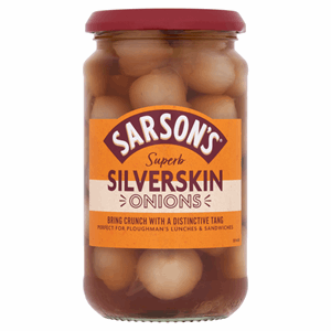 Sarsons Medium & Tangy Silverskin Onions 460g Image