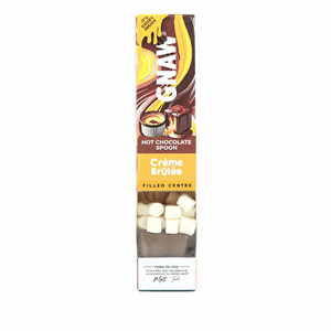 Gnaw Crème Brulee Gooey Centre Hot Chocolate Spoon With Marshmallows 45g Image