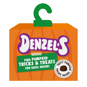 Denzel's Halloween Pumpkin Jack-O-Lantern Of Dog Treats 50g Image