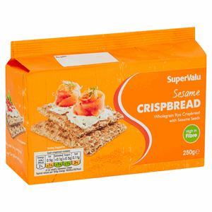 Supervalu Sesame Rye Crispbread 250g Image
