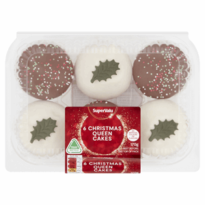 Supervalu Christmas Queencakes 6pk 170g Image