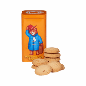 Paddington Bear Tin with Orange Marmalade Cookies 100g Image