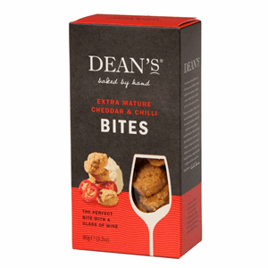 Dean's Extra Mature Cheddar And Chilli Bites 100g Image