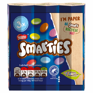 Nestle Smarties Tube 3pk Image