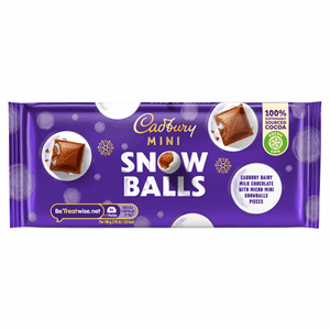 Cadbury Mini Snowballs Tablet 110g Image