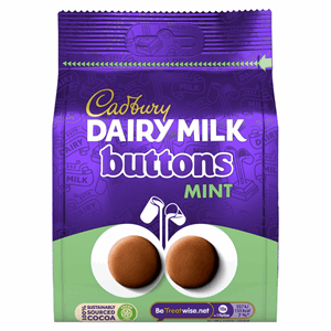 Cadbury Dairy Milk Mint Buttons 110g Image