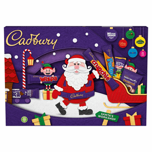 Cadbury Medium Santa Selection Box Display Unit 125g Image