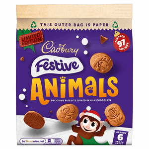 Cadbury Limited Edition Festive Animals 6 x 19.9g (119g) Image