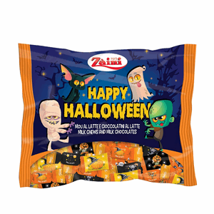 Zaini Happy Halloween Milk Chews & Milk Chocolates Designs 225g Image