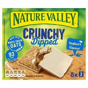 Nature Valley Crunchy Dipped Yoghurt Flavour 8 x 20g (160g) Image